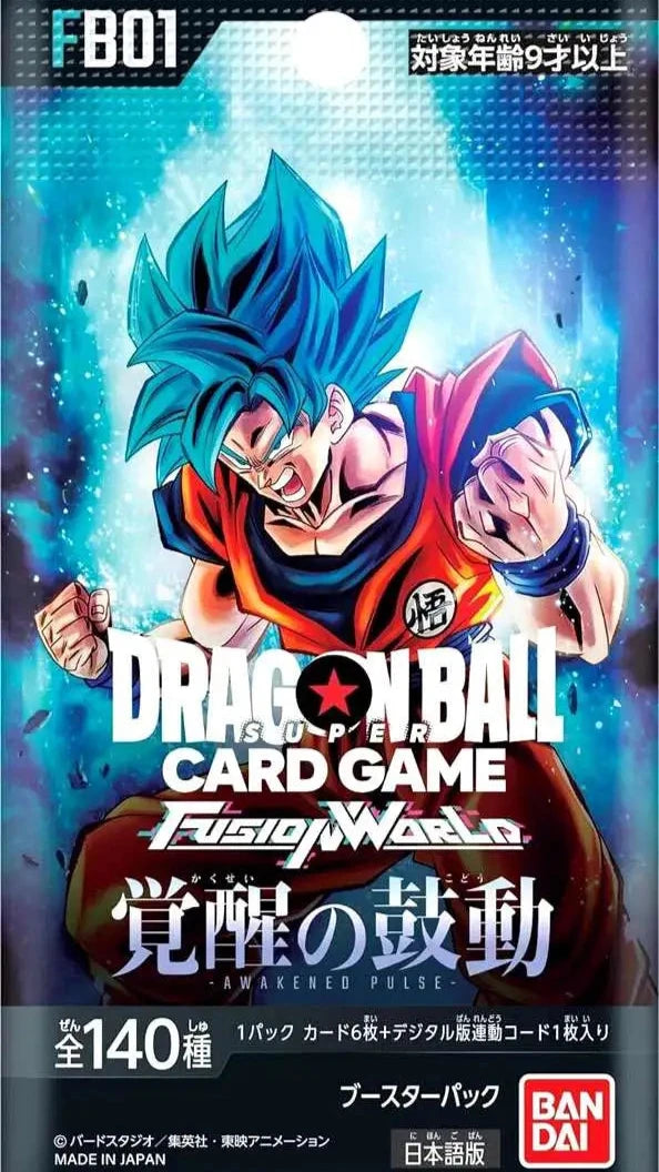 DBZ FB-01 Awakened Pulse Japanese Booster Box Pk