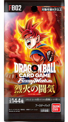 DBZ FB-02 Blazing Aura Japanese Booster Box Pk