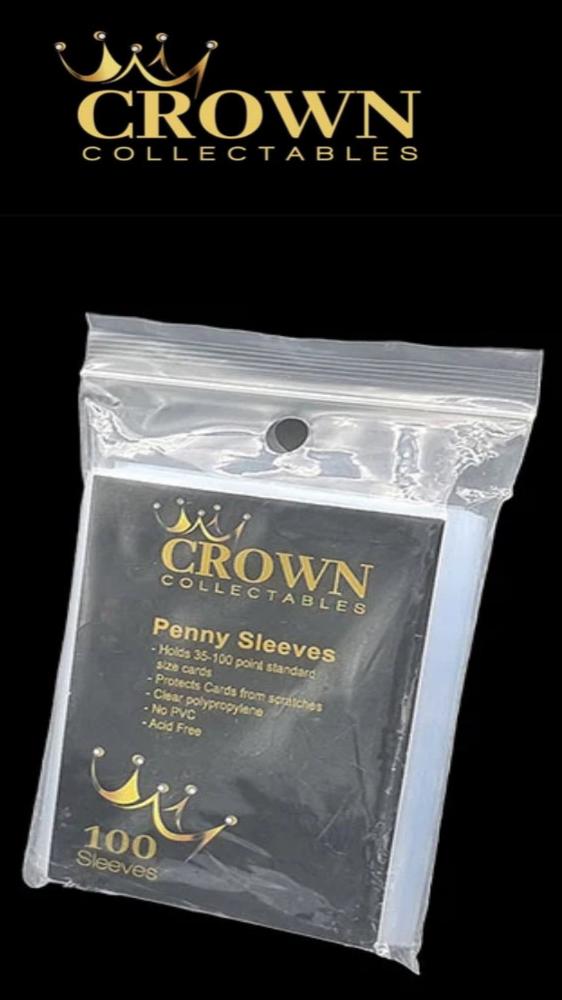 CROWN Collectables Penny Sleeves (100 Pack)